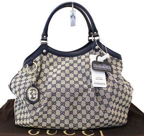 gucci sukey blue|genuine gucci bag purse tote.